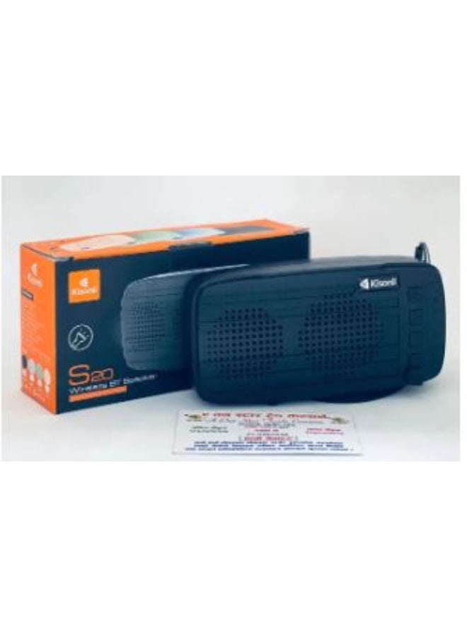 Kisonli S20 Wireless Speaker By A1-Star, Blue